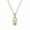 Pandantiv aur 14kt cu zirconia diverse culori P 149S