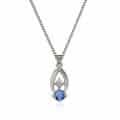 Pandantiv aur 14kt cu zirconia diverse culori P 149S