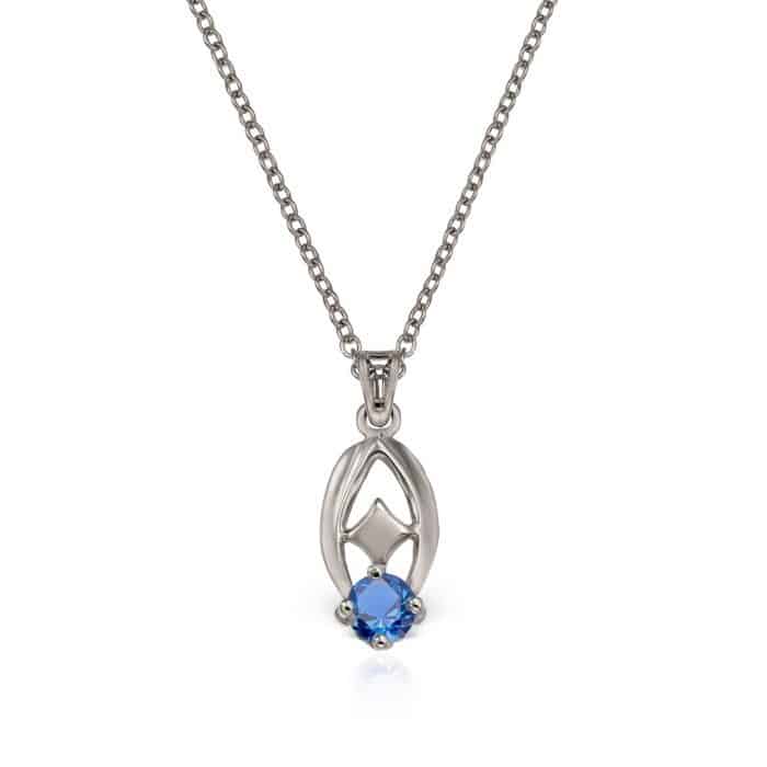 Pandantiv aur 14kt cu zirconia diverse culori P 149S