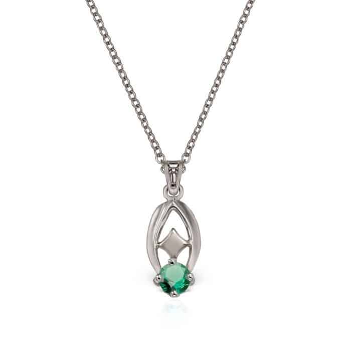 Pandantiv aur 14kt cu zirconia diverse culori P 149S
