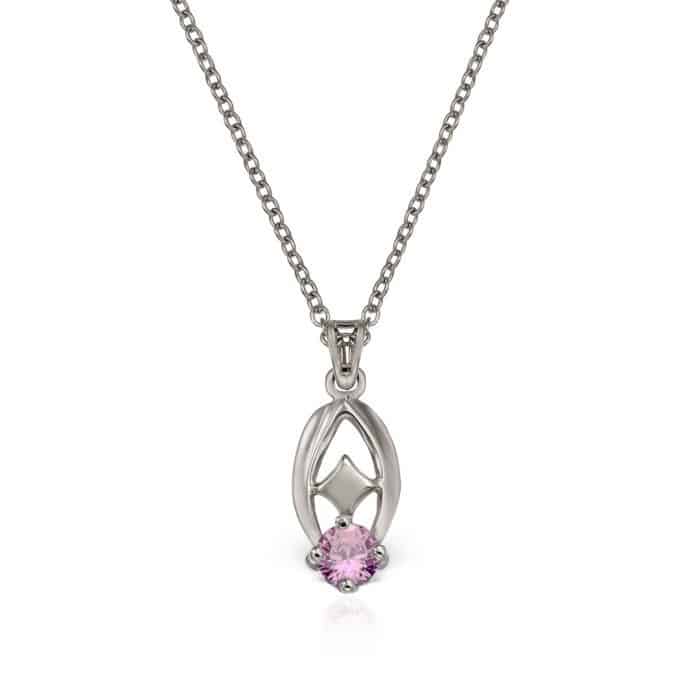 Pandantiv aur 14kt cu zirconia diverse culori P 149S