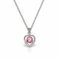 Pandantiv inima aur 14kt cu zirconia diverse culori P 148S