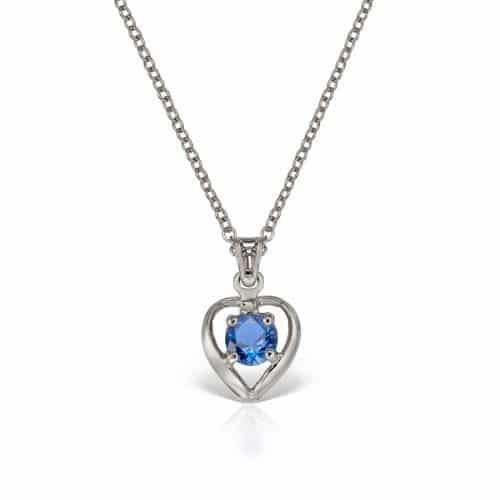 Pandantiv inima aur 14kt cu zirconia diverse culori P 148S