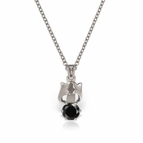 Pandantiv aur 14kt cu zirconia diverse culori P 149S
