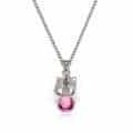 Pandantiv aur 14kt cu zirconia diverse culori P 149S