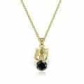 Pandantiv aur 14kt cu zirconia diverse culori P 149S