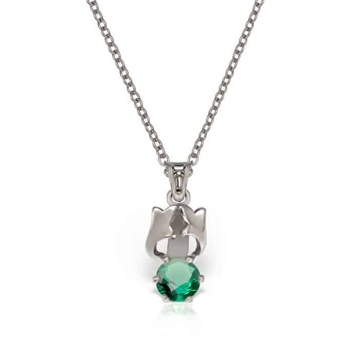 Pandantiv aur 14kt cu zirconia diverse culori P 149S