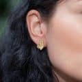 Cercei aur damă, 14 kt, C 329S