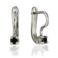 Cercei cu diamante pentru copii, aur 18 kt, C 033L