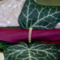 Inel aur galben 14 kt cu zirconii, model IPI 057
