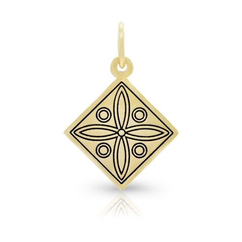 Brățară de aur cu simbolul Calea Inimii spre Crucea de Lumină, model BR02N